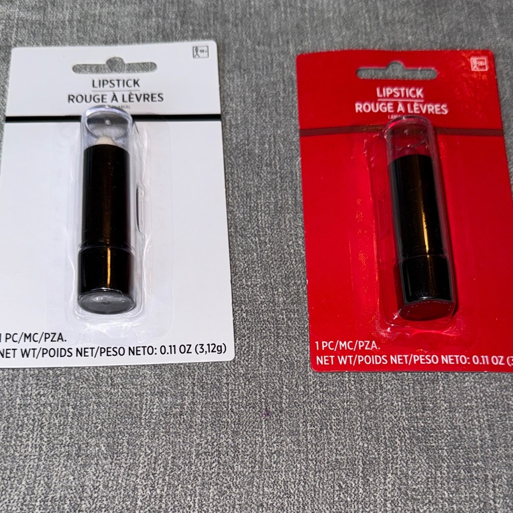 Lipstick Tube - Red & White